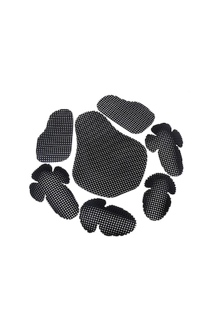 Dinosaurs Tam Set Motosiklet Dirsek Geri Omuz Göğüs Koruma Pedleri Vücut Koruyucu Yeşil