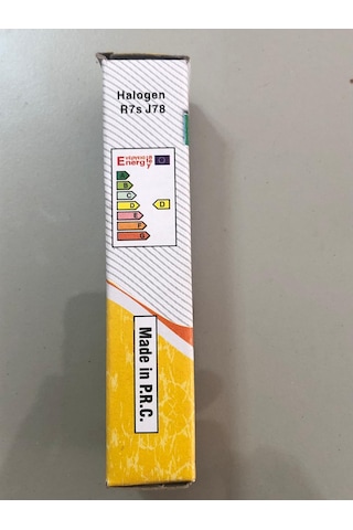 3 Adet Şavk 78mm 220v 150w 1600lümen R7s Çubuk Halojen Lamba