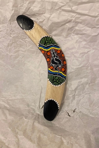 Bumerang Ahşap Orta Boy 40 Cm