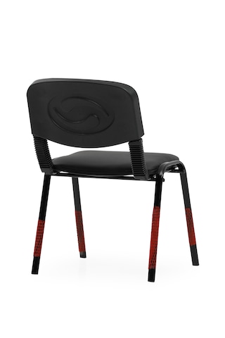 Office Furniture & Desing Siyah Ofis Büro Bekleme Misafir Form Ko