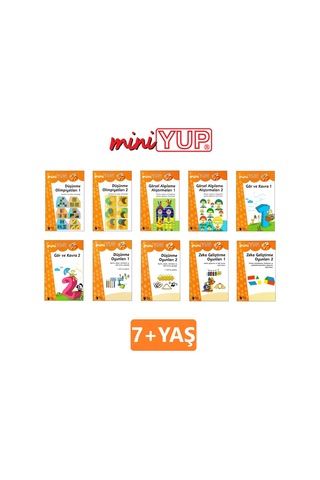 Miniyup 5 - 7 Yaş Görsel Ve Matematiksel Zeka Geliştirme Seti