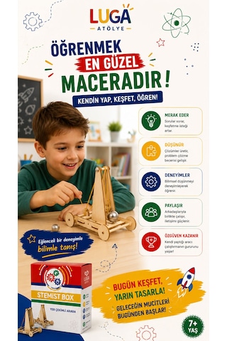 Stemist Box: Gravity Car Ahşap