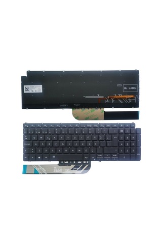 Dell İnspiron 5590 P88f Notebook Klavyesi, Laptop Tuş Takımı - Siyah Tr Işıklı / Kl0731ld
