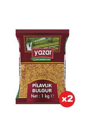 Yazar Şehriyeli Pilavlık Bulgur 2 x 1 KG