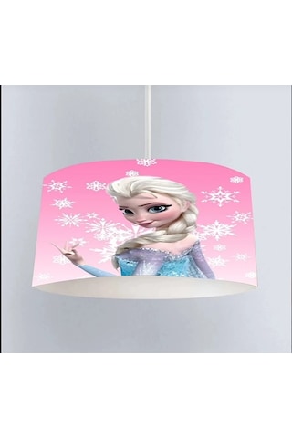 Pembe Elsa Dijital Baskı Çocuk Odası Avize Pembe Pembe Elsa Dijital Baskı Çocuk Odası Avize Pembe