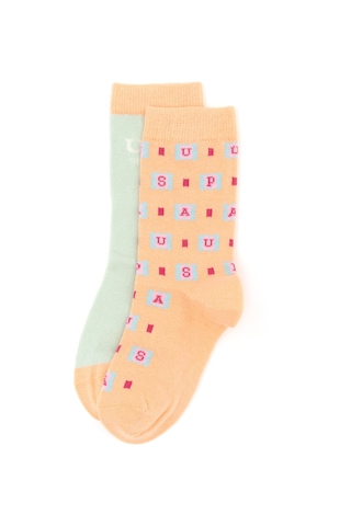 U.s. Polo Assn. Kız Çocuk Somon Soket 50298853-vr047 Somon