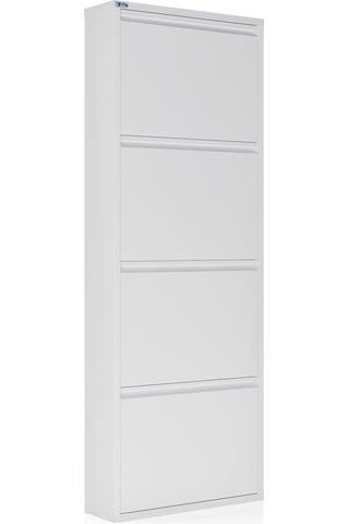 Ceha 4'lü Metal Ayakkabılık - Kar Beyaz K.AYK-4 /AB9003 Beyaz