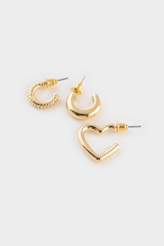 DeFacto Kadın 6'lı Gold Küpe F5965AXNSGD1