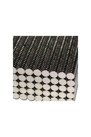 Dünya Magnet 150 Adet 6mm X 2mm Yuvarlak Güçlü Neodyum Mıknatıs Magnet