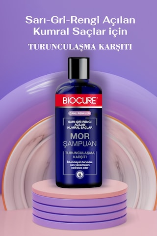 Biocure Turunculaşma Karşıtı Mor Şampuan 400 ML