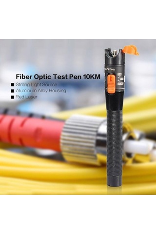 Ebitda Kırmızı Lazer Fiber Optik Arıza Bulucu 10mw 10km Test Kalemi