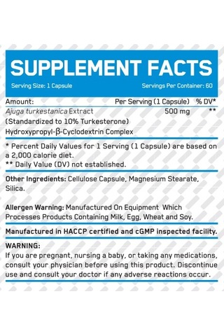 Everbuıld Turkesterone / 60 Caps