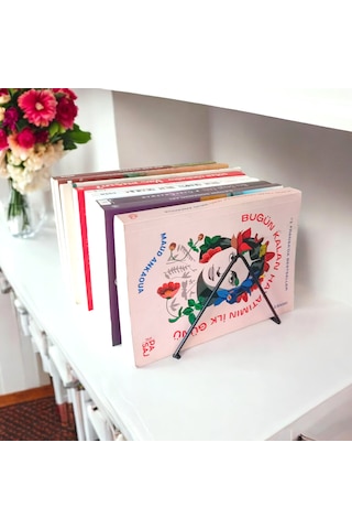 Kitap Tutacağı-kitap Rafı-metal Kitap Desteği - Kitaplık- Ev Ve