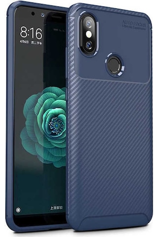Xiaomi Mi 6x Kılıf Zore Negro Silikon Kapak Kahverengi