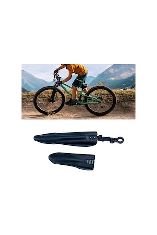 Pazly Ve Tamir Siyah Seti Ön Moda Homyl Bisiklet Arka Çamurluk Dx Siyah