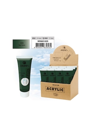 Maries Akrilik Boya 30 Ml Sap Green 568 813B