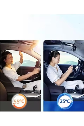 Katlanabilir Ön Cam Güneşlik Araç İçi Isı Yalıtımı Skoda Superb Peugeot 3008 Renault Mega