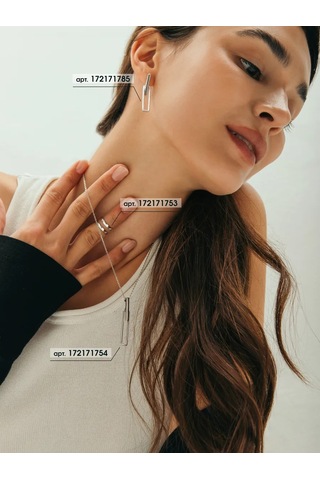 Fly Jewelry 925 Ayar Gümüş Falanks Yüzüğü 172171753 Gri