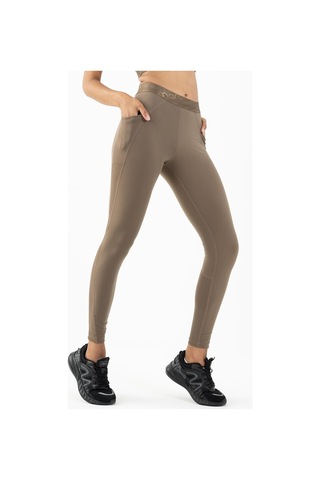 Maraton Active Slimfit Kadın Fitness Kakao Tayt 21974-kakao Kahverengi