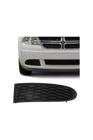 Reedark Dodge Journey 2011-2020 Sağ Ön Tampon Sis Lambası Kapak Çerçevesi 68079852ab - Abs Malzeme, Tam Uyum, Kolay Kurulum