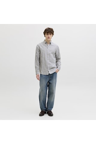 Jack & Jones Erkek Uzun Kollu Gömlek - Summer - 12289174 Vetiver