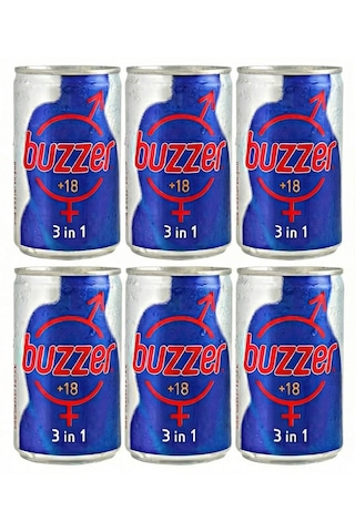 Buzzer Enerji Içeceği +18 12'li