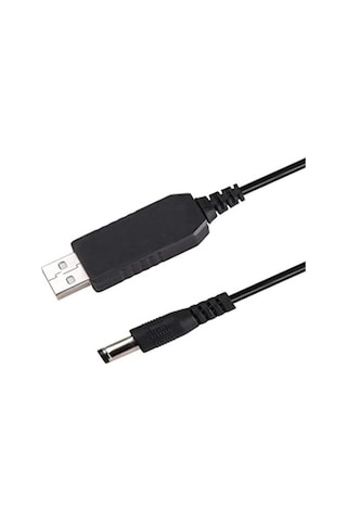 USB Barrel Jack Voltaj Yükseltici (Giriş 5V, Çıkış 12V)