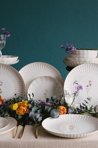 Kütahya Porselen Tiny Miny Yemek Takımı 27 Parça 6 Kişilik Bnlzf27yt4012673 Beyaz - Altın