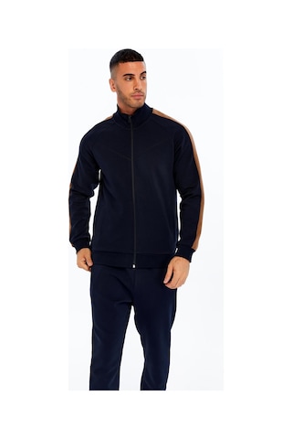 AR-MA Arma Erkek Slim Fit Reglan Kollu Fleto Cepli Tam Fermuar Dik Yaka Interlok Sweatshirt K30324989602 Lacivert