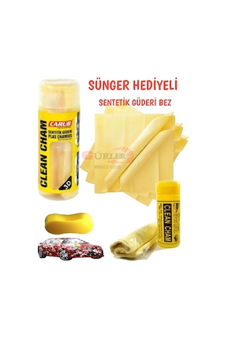 Oto Sentetik Güderi Bez 43x32 Lüx Cam Bezi Kurulama Bezi