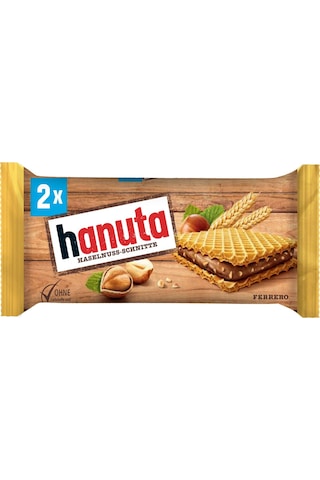 Hanuta Fındıklı Çikolatalı Gofret 2'li 44 Gr - 18 Adet