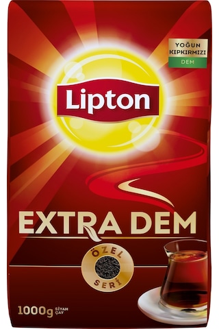 Lipton Extra Dem Siyah Dökme Çay 3 x 1 KG