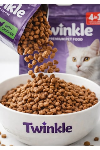 Twinkle Yavru Kediler İçin Tavuklu Tam Ve Dengeli Kedi Maması 4 Kg