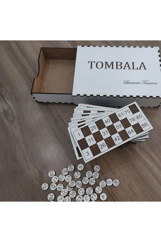 Lavanta Tasarım Tombala 24 Kartlı