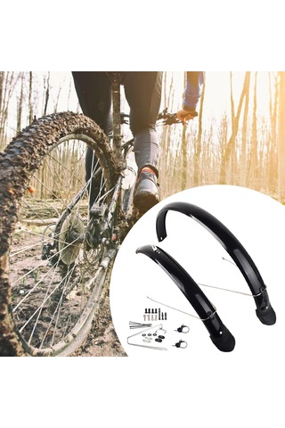 Suntek Dağ Bisikleti Çamurluk Seti Accs Katlanır Bisikletler 27,5 İnç Parlak Çok Renkli