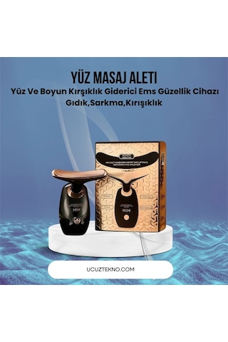 Yüz Ve Boyun Masaj Aleti - Yunus Tasarım, Kırışık Görünümü Giderici