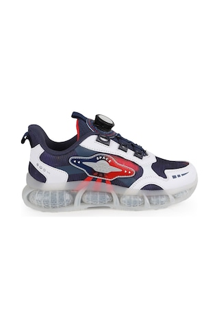 Pepino Erkek Çocuk Spor Ayakkabı Çevirmeli Döner Kilit Mekanizmalı Space Ufo Desenli Işıklı Kapsül Taban Sneaker 2237 Laci-byz-krmz