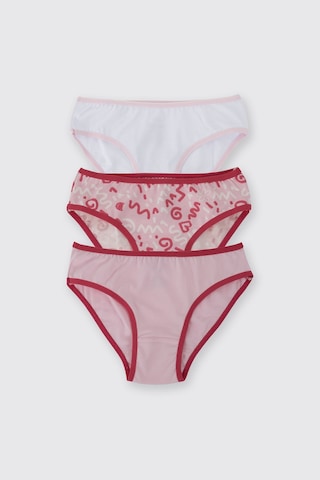 Panço Kız Çocuk 3'lü Slip Set Renkli