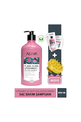 Ylang Ylang&lipozomed C Yıpranmış Ve Zayıf Saçlar İçin Onarıcı Şampuan 1000ml-vegan Tüm Saç Tipleri