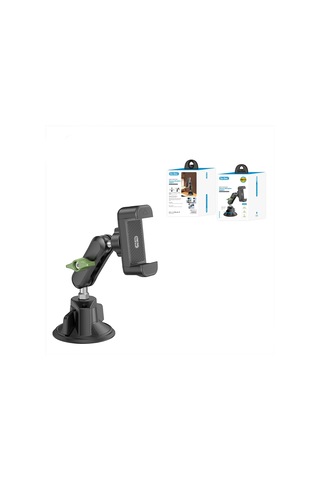 Go Des Gd-hd362 360 Derece Dönebilen Vakumlu Tasarım Araç İçi Telefon Tutucu Siyah Siyah
