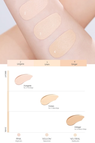 Clio Kill Cover Mesh Glow Cushion + Refill SPF50+ 3 Linen