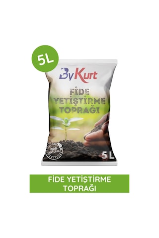 Bykurt Fide Yetiştirme Toprağı 5l Organik Tohum Çimlendirme Ve Patlatma Harcı Zengin Karışım 5 L