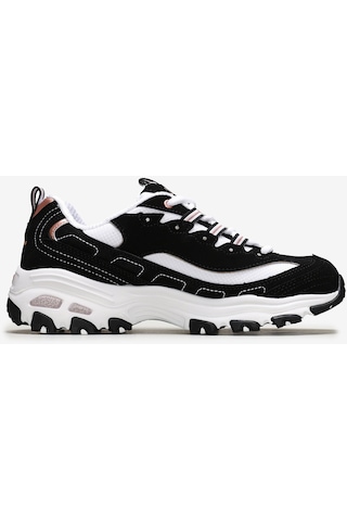 Skechers D'Lites - Devoted Fan Kadın Sneakers 13154 BKRG - Siyah
