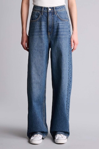 Defacto Baggy Fıt Yüksek Bel Düz Paça Uzun Jean Pantolon H1165ax26smnm34 Mavi-nm34