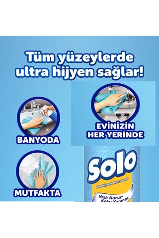 Solo Hijyenik Temizlik Bezi 10'lu 33 x 30 CM