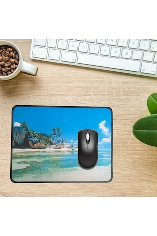 25x32 Cm Küçük Boy Mouse Pad Manzara Ada 5570 Diğer