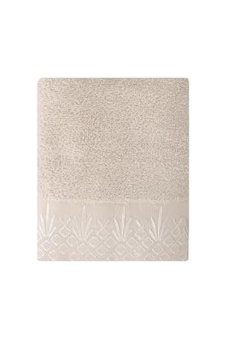 Sty Barra Gri Nakışlı Havlu 50x90 Genel