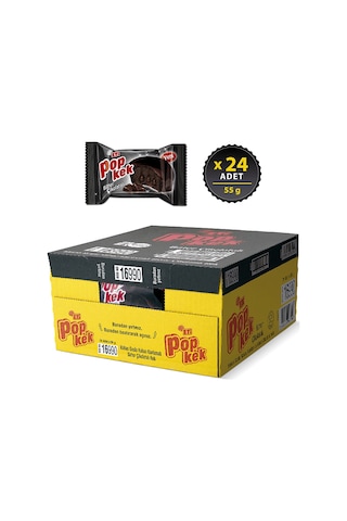 Eti Popkek Bitter Çikolatalı 24 x 55 G