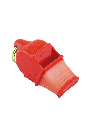 Fox 40 9203-0108 Sonik Blast Cmg Düdük + Düdük Ipi Kırmızı Çok Renkli