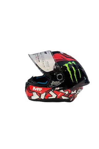 Mt Helmets Targo S Pıqueras B5 Kapalı Kask Parlak Kırmızı